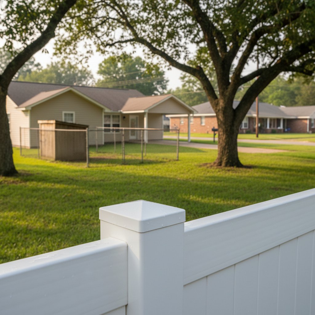 Vinyl Fence in Pineville, LA - Image 3
